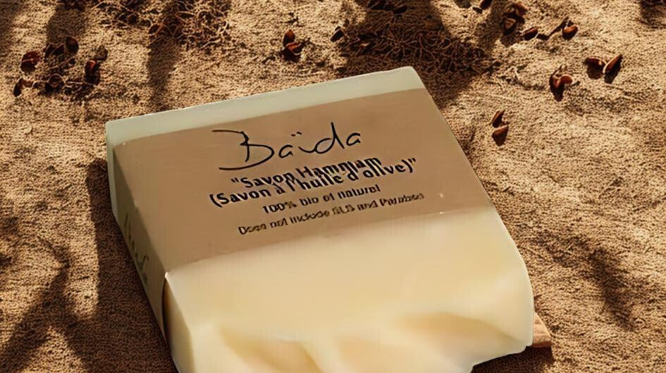 Savon Hammam exfoliant bio artisanal - Baïda Skincare