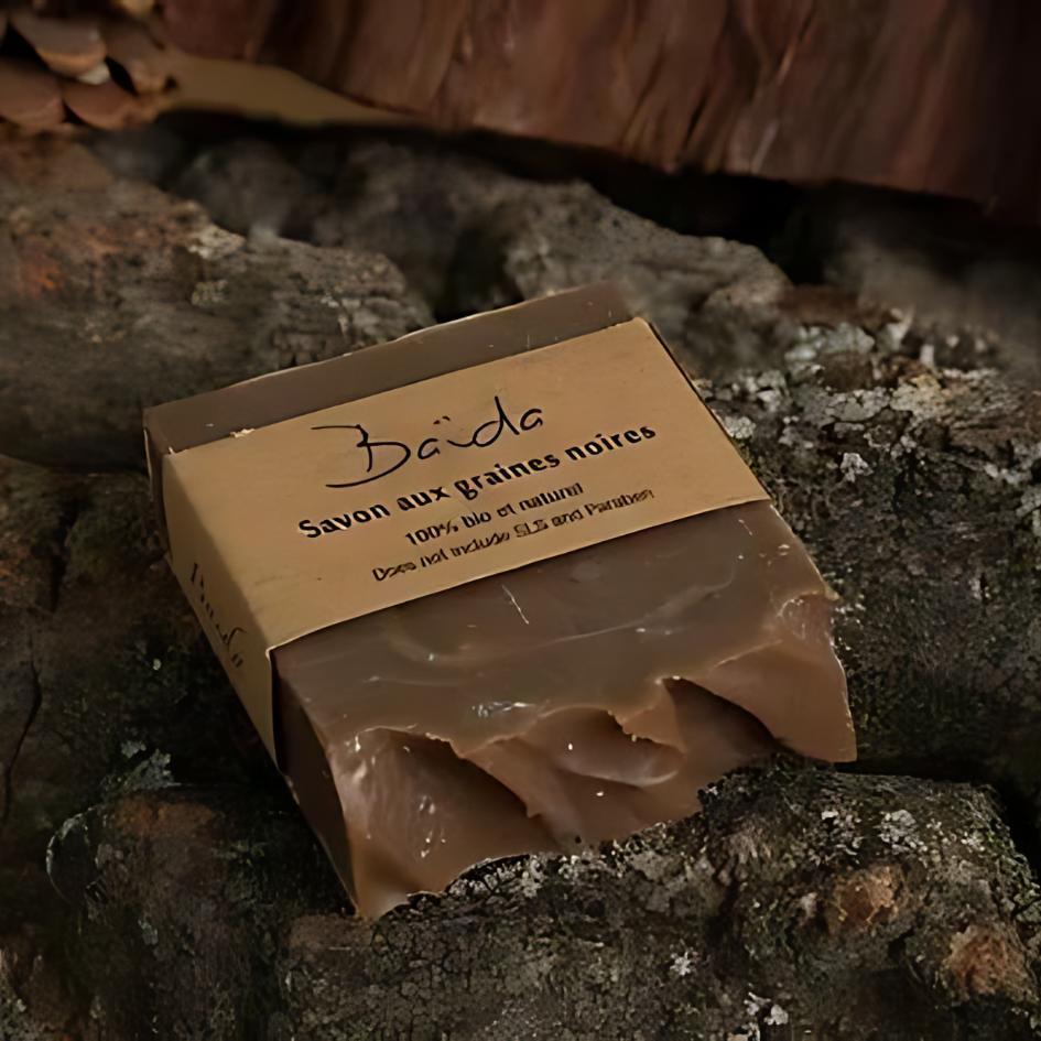 Savon artisanal bio à la nigelle - Baïda Skincare, vue produit